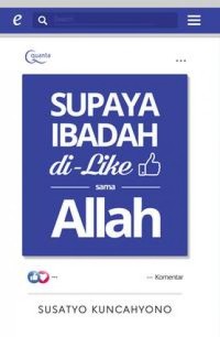 Image of Supaya Ibadah di like sama Allah