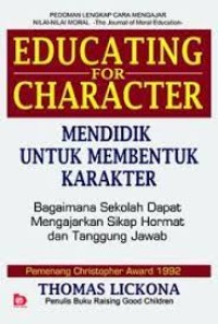 Image of Educating For Character