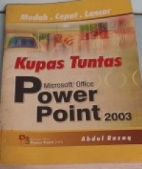 Image of Kupas tuntas Microsoft Office Power point 2003