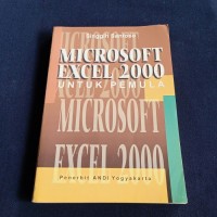 Image of Microsoft excel 2000 untuk pemula